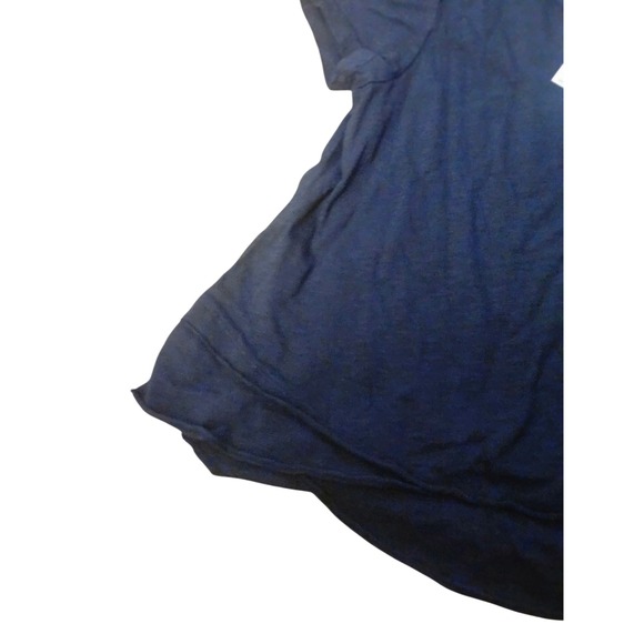 Wilt DK Midnight Blue Asymmetrical Hem Tunic Top Size M - Picture 3 of 6